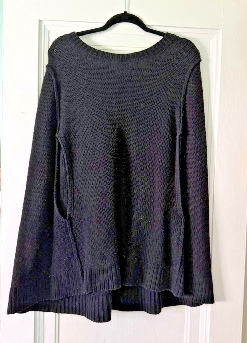 DKNY Pure Merino Wool Cape Size P/S